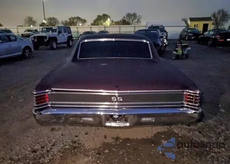 1967 Chevrolet Uk из США, поврежденный, VIN 138177Z123261